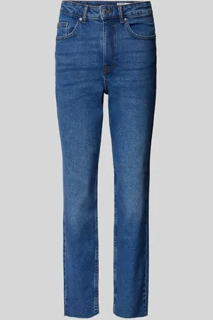 VERO MODA Jeansy o kroju straight fit z wysokim stanem model ‘CALIA’