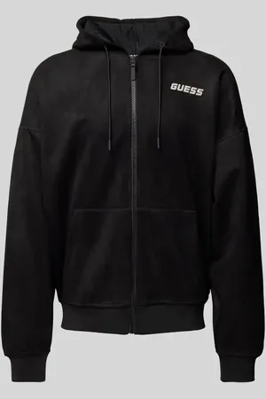 Guess Bluza rozpinana z detalem z logo model ‘DARIL’