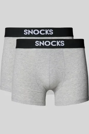Snocks Obcisłe bokserki z elastycznym paskiem z logo w zestawie 2 szt