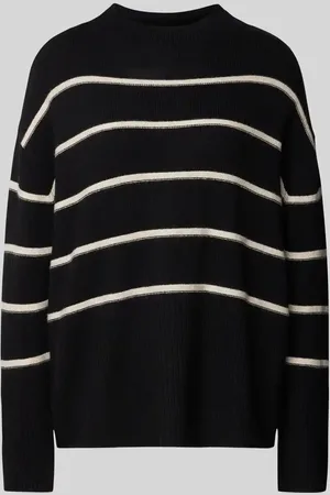 Someday Sweter z dzianiny z prążkowanymi wykończeniami model ‘Tanalynn’