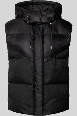 HUGO BOSS Kamizelka pikowana z kapturem model ‘Pollimo’