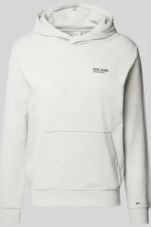 Pepe Jeans Bluza z kapturem z nadrukiem z logo