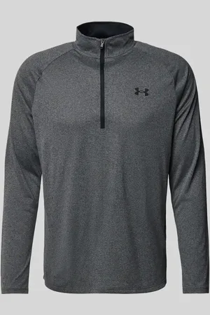 Under Armour Bluzka z wiskozy z długim rękawem i zapinanym kołnierzem