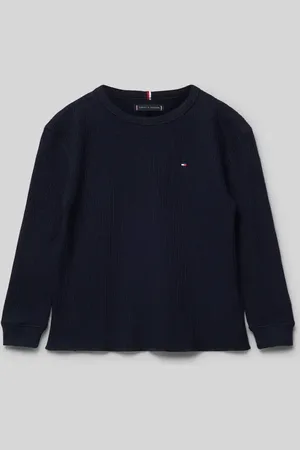 Tommy Hilfiger Bluzka z długim rękawem z wyhaftowanym logo