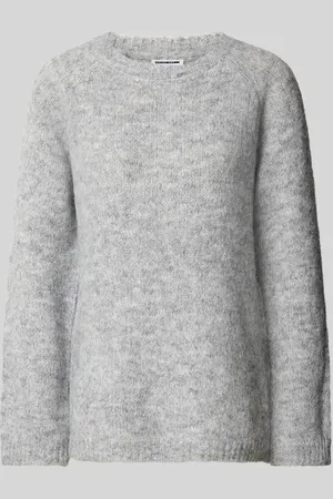 Noisy May Sweter z dzianiny z prążkowanymi wykończeniami model ‘SUTTON’