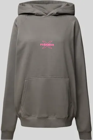 Pegador Bluza o kroju oversized z kapturem i detalem z logo model ‘BELLY’