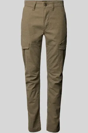 PME Legend™ Spodnie cargo o kroju tapered fit z detalem z logo model ‘Skyring’
