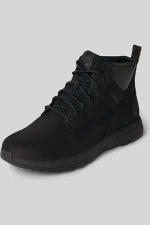 Timberland Buty sznurowane ze skóry z wytłoczonym logo