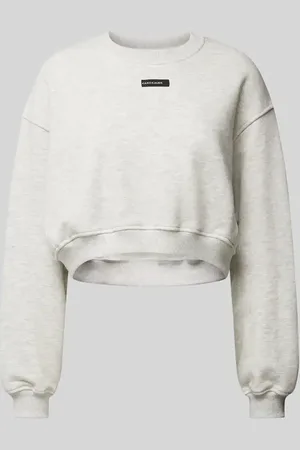 Karo Kauer Bluza krótka z naszywką z logo