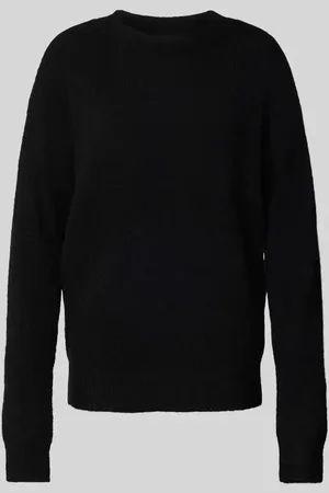 MSCH Sweter z dzianiny z prążkowanymi wykończeniami model ‘Festina’