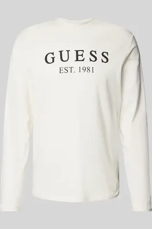 Guess Bluzka z długim rękawem i nadrukiem z logo