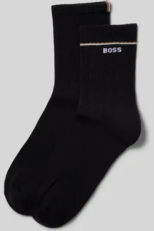 HUGO BOSS Skarpety z wyhaftowanym logo w zestawie 2 szt. model ‘Iconic’