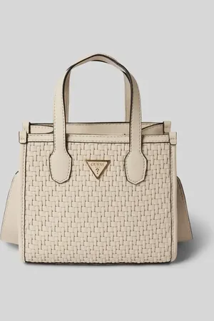 Guess Torba tote mini z detalami z logo model ‘SILVANA’