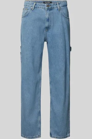 Pegador Jeansy o kroju baggy fit z detalem z logo model ‘DAULE’