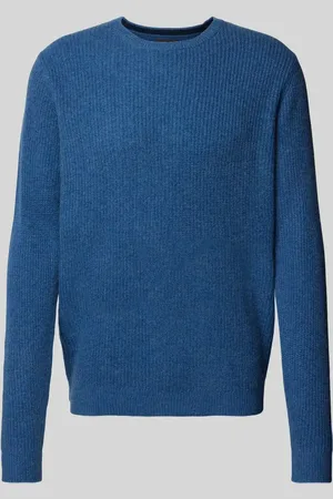Fynch-Hatton Sweter z dzianiny z okrągłym dekoltem