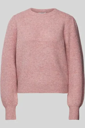 mbyM Sweter z dzianiny z bufiastymi rękawami model ‘Farrell’