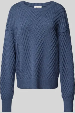 Freequent Sweter z dzianiny o kroju oversized z fakturowanym wzorem model ‘SATURN’