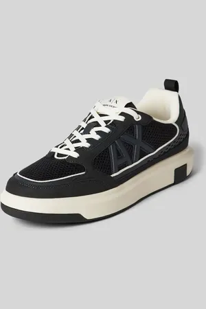 Armani Exchange Sneakersy z nadrukiem z logo