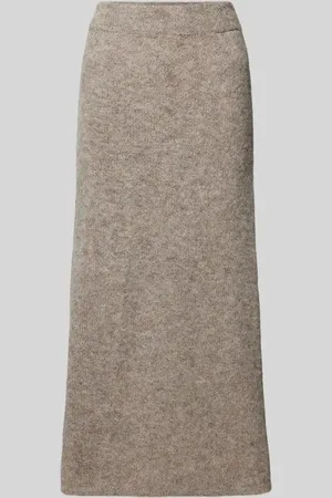SELECTED Spódnica z dzianiny z elastycznym pasem model ‘GABELLA’
