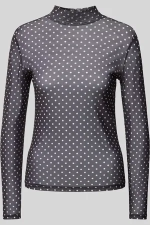 EDITED the label Bluzka z długim rękawem i stójką model ‘Flore’