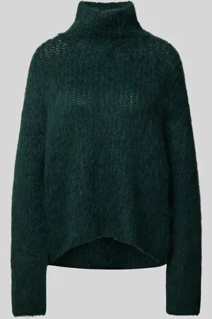 MSCH Sweter z dzianiny ze stójką model ‘Annalisa’