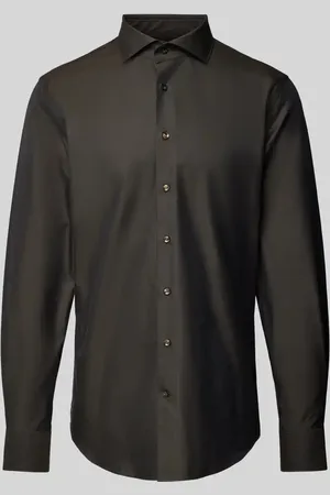 Profuomo Koszula biznesowa o kroju slim fit z kołnierzykiem typu cutaway