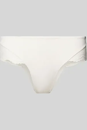 Skiny Stringi obszyte koronką