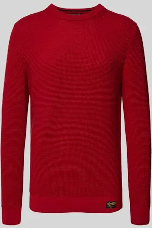 Superdry Sweter z dzianiny z okrągłym dekoltem
