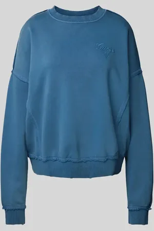 Guess Bluza o kroju oversized z wyhaftowanym logo model ‘GO’