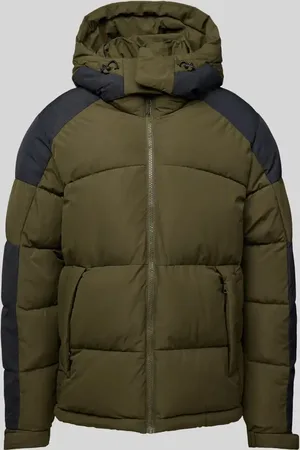 JACK & JONES Kurtka pikowana z kapturem model ‘AERO’