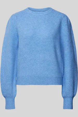 mbyM Sweter z dzianiny z bufiastymi rękawami model ‘Farrell’
