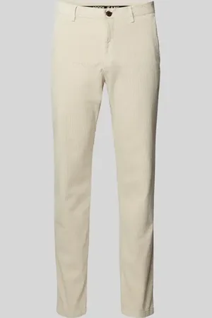 JOOP! Spodnie sztruksowe o kroju modern fit ze szlufkami na pasek model ‘Matthew’