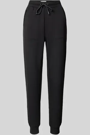 Fynch-Hatton Spodnie dresowe o kroju slim fit z tunelem