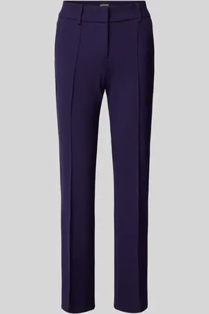 Cambio Spodnie materiałowe o kroju slim fit z przeszytym kantem model ‘FARAH’