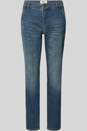 Mac Jeansy z efektem znoszenia i wpuszczanymi kieszeniami model ‘Montana’