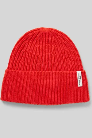 Marc O’ Polo Czapka beanie z wysokiej jakości mieszanki żywej wełny i kaszmiru z prążkowanym brzegiem