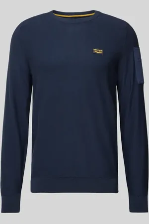 PME Legend™ Sweter z dzianiny z detalem z logo
