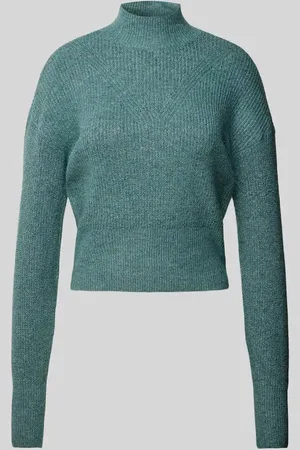 Noisy May Sweter z dzianiny ze stójką model ‘NELLA’