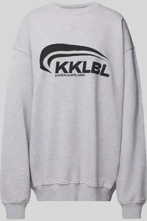 Karo Kauer Bluza o kroju oversized z nadrukiem z logo