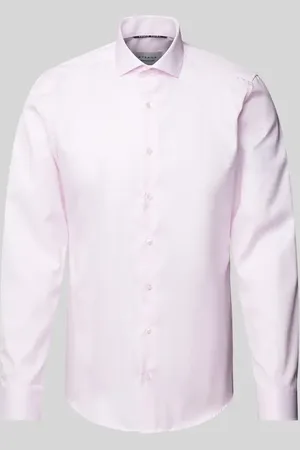 ETERNA Koszula biznesowa o kroju slim fit z diagonalu