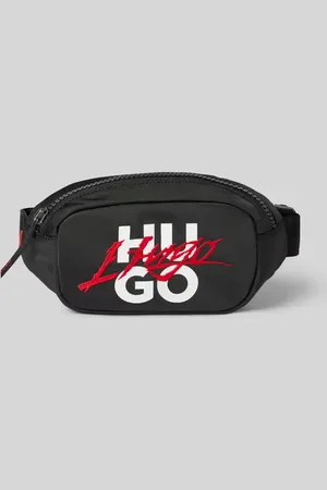HUGO BOSS Saszetka nerka z nadrukiem z logo model ‘Handwritten2.0’