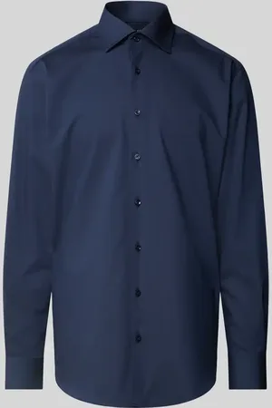 ETERNA Koszula biznesowa o kroju Modern Fit z kołnierzykiem typu kent