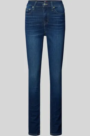 Tommy Hilfiger Jeansy o kroju skinny fit z wyhaftowanym logo model ‘NORA’