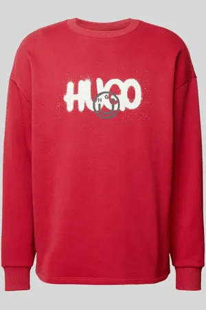 Hugo Blue Bluza z nadrukiem z logo model ‘Nimaylong’