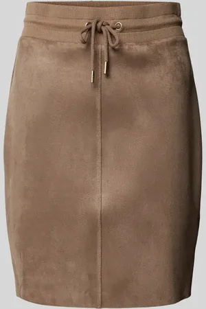 Guess Spódnica o długości do kolan z imitacji zamszu model ‘TAMARA’