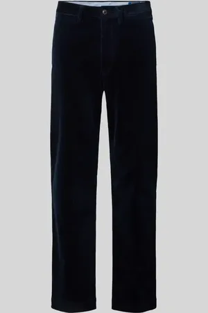 Ralph Lauren Spodnie sztruksowe o kroju stretch straight fit ze szlufkami na pasek model ‘BEDFORD’