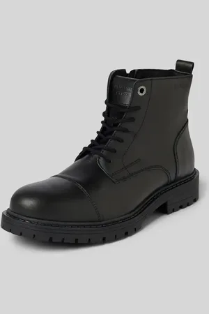 JACK & JONES Buty skórzane z pętelką model ‘TREMOR’