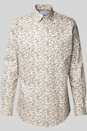 SELECTED Koszula casualowa o kroju slim fit z kołnierzykiem typu kent model ‘ETHAN’