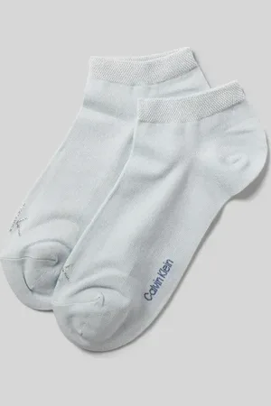 Calvin Klein Krótkie skarpety z detalem z logo w zestawie 2 szt.