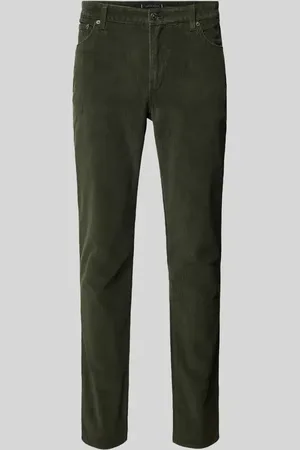 Tommy Hilfiger Spodnie sztruksowe o kroju straight leg z 5 kieszeniami model ‘DENTON’